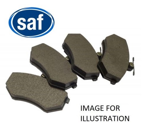 Front brake pad set - set, for