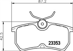 Ford fiesta brake pad - ford,