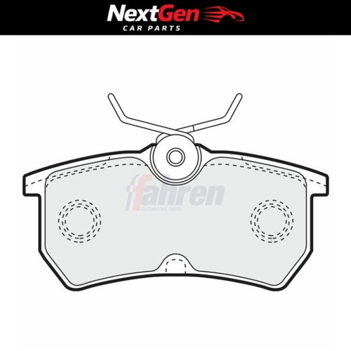 Rear brake pads fahren - rear,